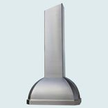 Stainless Range Hood With Angled Stack Top 1 small