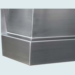 Stainless Range Hood With Angled Stack Top 3 small