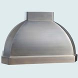 Stainless Range Hood With Angled Stack Top 4 small