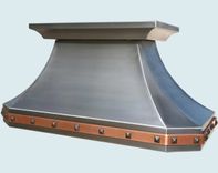 Stainless Range Hood With Copper Strap 1 small