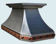 Stainless Range Hood With Copper Strap 2 small