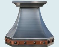 Stainless Range Hood With Copper Strap 3 small