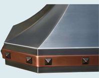 Stainless Range Hood With Copper Strap 4 small