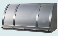 Stainless Range Hood With Stainless Straps & Rail 3 small