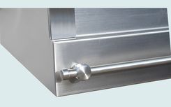Stainless Range Hood With Stainless Straps & Rail 5 small