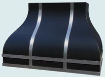 Black Range Hood With Stainless Straps 3 small