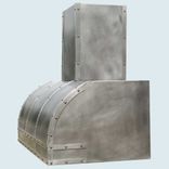 Pewter Range Hood With Pewter Straps 3 small