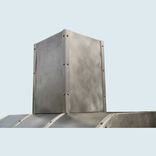 Pewter Range Hood With Pewter Straps 4 small