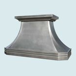 Pewter Range Hood With Mont St. Michel Band 2 small