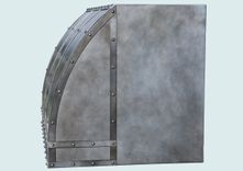 Steel Range Hood With Zinc Straps 4 small