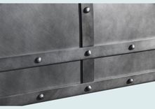 Steel Range Hood With Zinc Straps 5 small