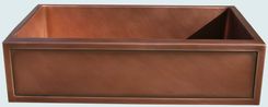 Copper Sink With Framed Apron 3 small