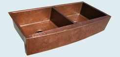 Copper Sink With Ray's Hammering 1 small