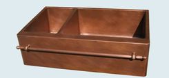 Copper Sink With Copper Towel Bar 3 small