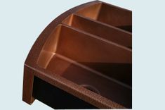 Copper Sink With Curved Apron & Hammering 5 small