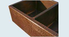 Copper Sink With Hammered Apron 3 small