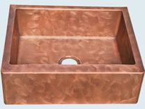 Copper Sink With Apron & Butterfly Finish 2 small