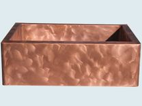Copper Sink With Apron & Butterfly Finish 6 small