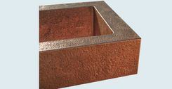 Copper Sink With Apron & Full Hammering 3 small