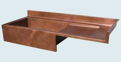 Copper Sink With Drainboard & Backsplash 3 small