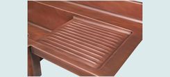 Copper Sink With Apron & 2 Ribbed Drainboards 5 small