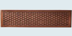 Copper Sink With Woven Apron & Full Hammering 3 small