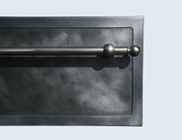 Zinc Sink With Framed Apron & Stainless Towel Bar 5 small
