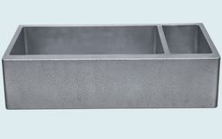 Zinc Sink With Hammered Apron 2 small