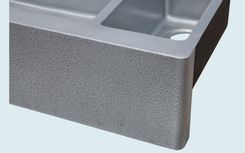 Zinc Sink With Hammered Apron 4 small