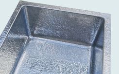Zinc Sink With Hammering & Semigloss Finish 3 small
