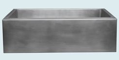 Zinc Sink With Square-Ended Apron 1 small