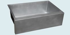 Zinc Sink With Square-Ended Apron 3 small