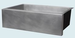 Zinc Sink With Square-Ended Apron 4 small