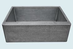 Zinc Sink With Apron & Hammering 1 small
