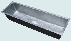 Zinc Sink With Hammering & Long Body 3 small