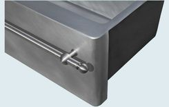 Zinc Sink With Stainless Towel Bar 5 small