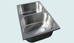 Stainless Sink With Wide Corners 4 small
