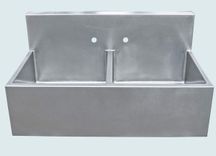 Stainless Sink With Apron & Backsplash 2 small