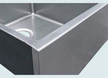 Stainless Sink With Apron & Backsplash 5 small