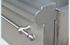 Stainless Sink With Bullnose Apron & Towel Bar 4 small