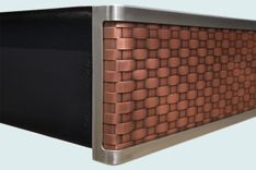 Stainless Sink With Woven Copper Apron 5 small