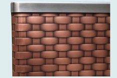 Stainless Sink With Woven Copper Apron 6 small
