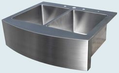 Stainless Sink With Curved Apron 2 small