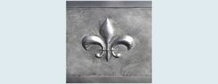 Stainless Sink With Repousse Fleur-De-Lis 4 small