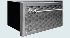 Stainless Sink With Woven Apron & Towel Bar 3 small