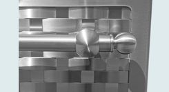 Stainless Sink With Woven Apron & Towel Bar 5 small