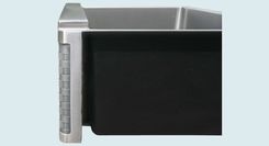 Stainless Sink With Woven Zinc Apron 6 small