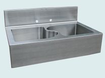 Stainless Sink With "S" Divider & Apron 1 small