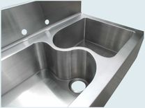 Stainless Sink With "S" Divider & Apron 2 small