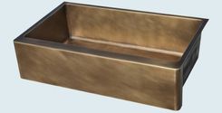 Bronze Sink With Apron 2 small